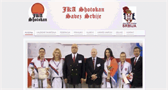 Desktop Screenshot of jkashotokan.org.rs